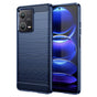 Husa pentru Xiaomi Redmi Note 12 Pro 5G, Techsuit Carbon Silicone, albastru