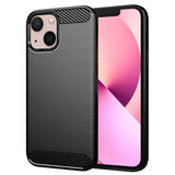 Husa pentru iPhone 13 mini, Techsuit Carbon Silicone, negru