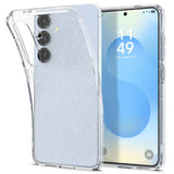 Husa pentru Samsung Galaxy S25, Spigen Liquid Crystal Glitter (ACS08997), transparenta