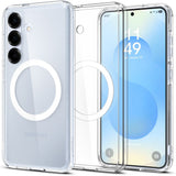 Husa pentru Samsung Galaxy S25 Plus, Spigen Ultra Hybrid MagSafe (ACS08981), transparenta