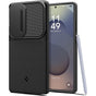 Husa pentru Samsung Galaxy S25 Ultra, Spigen Optik Armor (ACS08969), negru