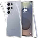 Husa pentru Samsung Galaxy S25 Ultra, Spigen Liquid Crystal (ACS08948), transparenta