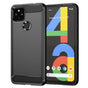 Husa pentru Google Pixel 4a 5G, Techsuit Carbon Silicone, negru