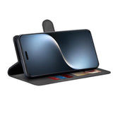 Husa pentru Honor Magic7 Pro, Techsuit Diary Book, negru