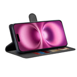 Husa pentru iPhone 16 Plus, Techsuit Diary Book, negru