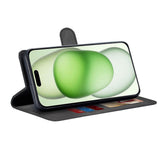 Husa pentru iPhone 15 Plus, Techsuit Diary Book, negru