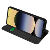 Husa pentru Xiaomi Redmi Note 14 4G (Regional), Techsuit Magskin Book, negru