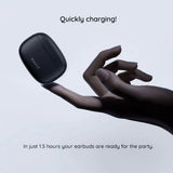 Casti wireless Havit (TW967 Pro), cu Microfon, Bluetooth 5.3, True Wireless Stereo, Type-C, 300mAh, negru