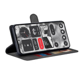 Husa pentru Nothing Phone (2), Techsuit Diary Book, negru