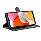 Husa pentru Samsung Galaxy A14 5G, Techsuit Diary Book, negru