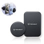Suport auto Techsuit (2 pack) Placa metalica (MP02), cu PU Piele Cover, negru