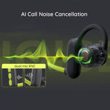 Casti wireless Havit Casti Bluetooth Freego Pro (E553BT), pentru Sport, Bluetooth, Type-C, AI Call Anulare zgomot, 110mAh, bej