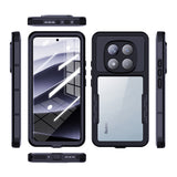 Husa pentru Xiaomi Redmi Note 14 Pro 5G, ShellBox Waterproof IP68 Case, negru