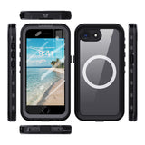 Husa pentru iPhone 16e, ShellBox Waterproof IP68 Case, negru