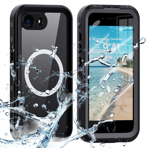 Husa pentru iPhone 16e, ShellBox Waterproof IP68 Case, negru