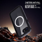 Husa pentru iPhone 16e, ShellBox Waterproof IP68 Case, negru
