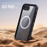 Husa pentru iPhone 16e, ShellBox Waterproof IP68 Case, negru