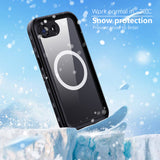 Husa pentru iPhone 16e, ShellBox Waterproof IP68 Case, negru