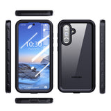 Husa pentru Samsung Galaxy A26 5G, ShellBox Waterproof IP68 Case, negru
