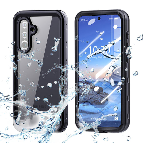 Husa pentru Samsung Galaxy A36 5G, ShellBox Waterproof IP68 Case, negru