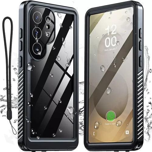 Husa pentru Samsung Galaxy S25 Ultra, ShellBox Waterproof IP68 Case, negru