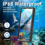 Husa pentru Samsung Galaxy S25 Ultra, ShellBox Waterproof IP68 Case, negru