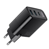 Incarcator retea Havit (UCLE001 EU), 2x USB, Type-C, 30W, GaN Technology, negru