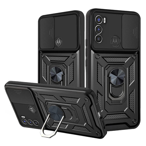 Husa pentru Motorola Moto G71 5G, Techsuit CamShield Series, negru