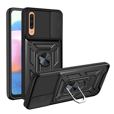 Husa pentru Samsung Galaxy A50, Techsuit CamShield Series, negru