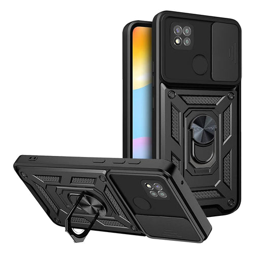 Husa pentru Xiaomi Redmi 9C NFC, Techsuit CamShield Series, negru