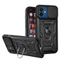Husa pentru iPhone 12, Techsuit CamShield Series, negru