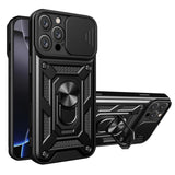 Husa pentru iPhone 16 Pro, Techsuit CamShield Series, albastru