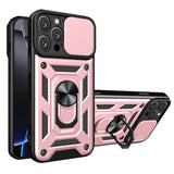 Husa pentru iPhone 16 Pro, Techsuit CamShield Series, roz