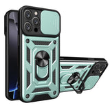 Husa pentru iPhone 16 Pro, Techsuit CamShield Series, albastru