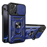 Husa pentru iPhone 16 Pro, Techsuit CamShield Series, albastru