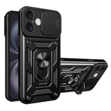 Husa pentru iPhone 16 Plus, Techsuit CamShield Series, albastru