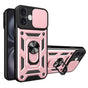 Husa pentru iPhone 16 Plus, Techsuit CamShield Series, roz