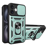 Husa pentru iPhone 16 Plus, Techsuit CamShield Series, albastru