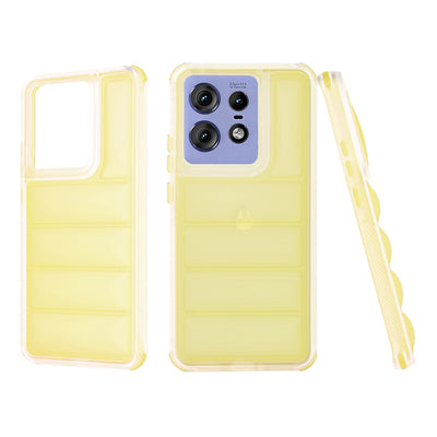 Husa pentru Motorola Edge 50 Pro, Techsuit Wave Shield, galben