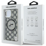 Husa pentru iPhone 15 Plus, Karl Lagerfeld IML MagSafe (KLHMP15MHMCKMHK), negru