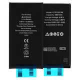 OEM Smartphone Battery Cell (21713), without Flex-Cable, iPhone 15 Plus, 4383mAh, Negru