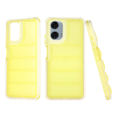 Husa pentru Motorola Moto G24 Power, Techsuit Wave Shield, galben