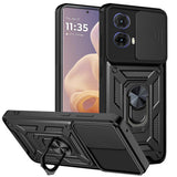 Husa pentru Motorola Moto G85, Techsuit CamShield Series, albastru