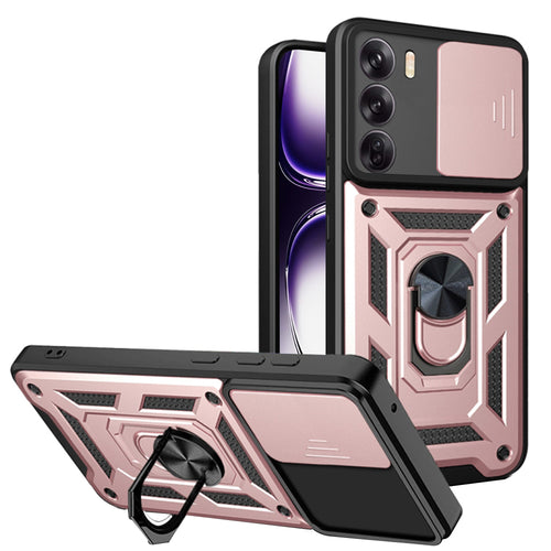 Husa pentru OPPO Reno12, Techsuit CamShield Series, roz