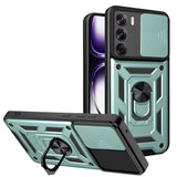 Husa pentru OPPO Reno12, Techsuit CamShield Series, albastru