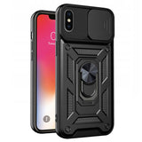 Husa pentru iPhone X, iPhone 10, Techsuit CamShield Series, albastru