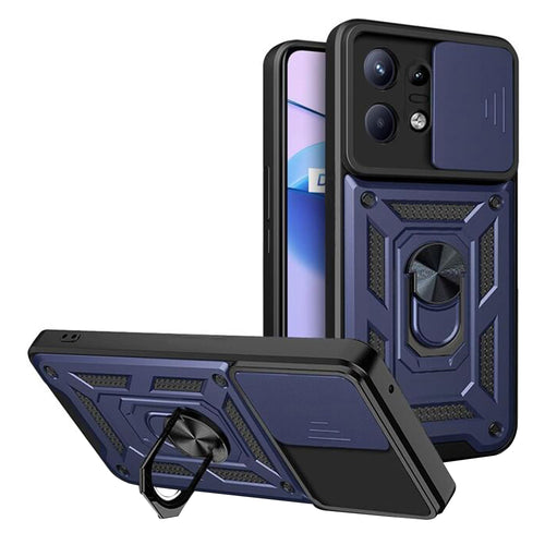 Husa pentru Motorola Edge 50 Pro, Techsuit CamShield Series, albastru