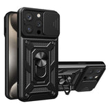 Husa pentru iPhone 15 Pro, Techsuit CamShield Series, albastru