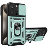 Husa pentru iPhone 15 Pro, Techsuit CamShield Series, albastru