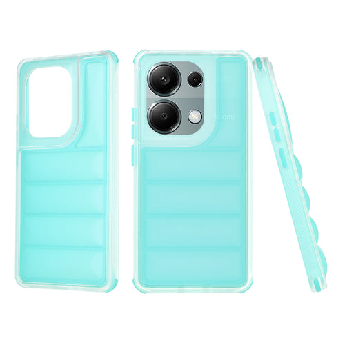 Husa pentru Xiaomi Redmi Note 13 Pro 4G, Techsuit Wave Shield, turcoaz
